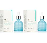 [Mizon] Suero al ácido hialurónico (30ml) Suero antienvejecimiento y antiarrugas, rejuvenecimiento y revitalización de la piel, cuidado de la piel coreano (Hyaluronic Acid 100) (Paquete de 2)