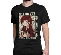 Mizuhara Kanojo Okarishimasu Rental T Shirt For Men 100% Cotton Novelty T-Shirt Round Neck High Rise Invasion Tees Short Sleev