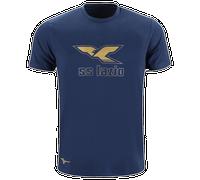 Mizuno 125th Anniversary S.S. Lazio Cotton Tee Logo Junior Azul marino Júnior Talla 128