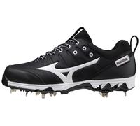 Mizuno 320638.9000.07.0700, 9-Spike Swift 7 Low-Tacos de Softball para Mujer, Negro y Blanco, 38 EU