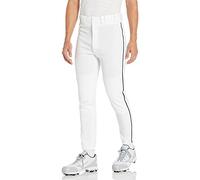 Mizuno 350148.0090.06.L Premier Piped - Pantalón para Hombre, Talla L, Color Blanco y Negro