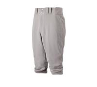Mizuno 350280.9191.04.S Pantalón Corto de béisbol para Adulto, Gris, pequeño