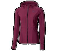 Mizuno Active Warmalite Hybrid Full Zip Hooded Long Sleeve Top Zapatillas de correr Dark purple Mujer Talla M