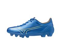 MIZUNO ALPHA SELECT JR Botas de futbol Laser blue/white/gold Júnior Talla 34,5