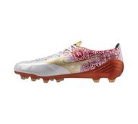 MIZUNO Alpha SR4 JAPAN Botas de futbol Blanco/gold/high risk red Mujer/Hombreo Talla 40