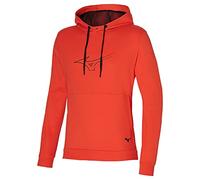 Mizuno Athletic Hoody Sudadera, Hombre, Grenadine, XL