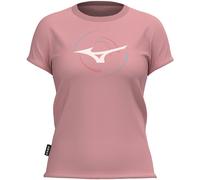 Mizuno Athletic RB T-shirt ROSE ELEGANCE (BLUSH) Mujer Talla S