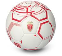 Mizuno - Balón AS Monaco 2025-2026, Unisex, White-Daring Red-Tango Red