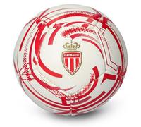 Mizuno - Balón AS Monaco 2025-2026, Unisex, White-Daring Red-Tango Red