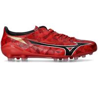 Mizuno - Bota de fútbol Mizuno Alpha Made In Japan II AG, Unisex, Red/Black/Gold, 9,5 UK