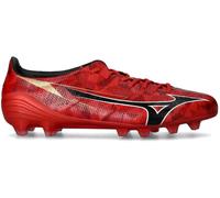 Mizuno - Bota de fútbol Mizuno Alpha Made In Japan II FG, Unisex, Red-Black-Gold, 8 UK