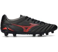 Mizuno - Bota de fútbol Monarcida Neo III Pro FG, Unisex, Black-Red, 10 UK