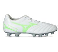 Mizuno - Bota de fútbol Monarcida Neo III Select FG, Unisex, White-Neon Green, 9 UK