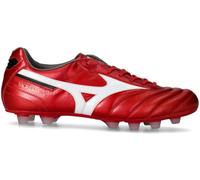 Mizuno - Bota de fútbol Morelia II Elite FG, Unisex, Red-White-Black, 10 UK