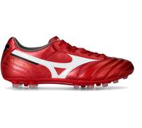 Mizuno - Bota de fútbol Morelia II Pro AG, Unisex, Red-White-Black, 10,5 UK