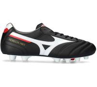 Mizuno - Bota de fútbol Morelia II Pro FG, Unisex, Black-White-Chinese Red, 8,5 UK