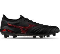 Mizuno - Bota de fútbol Morelia Neo IV Beta Made In Japan FG, Unisex, Black-Red-Black, 11 UK