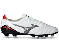 Mizuno - Bota de fútbol Morelia Neo IV Pro FG, Unisex, White-Black-Chinese Red, 8,5 UK