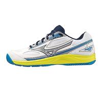 Mizuno Break Shot 4 AC - Tenis Unisex, Wht Drssblue Sspring, 39 EU