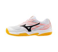 Mizuno BREAK SHOT 5 CC Zapatillas de tenis Blanco/Calypso Coral/Citrus Mujer/Hombreo Talla 43