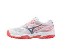 Mizuno BREAK SHOT 5 Jr. CC Zapatillas de tenis Blanco/Azul Granite/Calypso Cor Júnior Talla 36