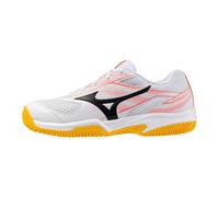 Mizuno Break Shot 5 Junior CC, Zapatillas de tenis para niños y jóvenes Unisex, White Calypso Coral Citrus, 39 EU
