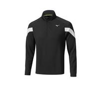 Mizuno Breath thermo Drop 1/4 Zip Negro Hombre Talla XL
