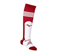 Mizuno - Calcetines de estribera unisex, Unisex adulto, color rojo, tamaño large
