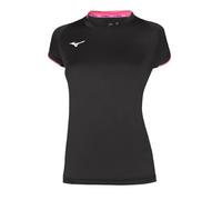 Mizuno Camiseta Core Short Manga Tee, Mujer - Artículo 32EA7202-09 (Negro / Pink