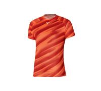 Mizuno Camiseta hombre active dryaeroflow graphic tee. Naranja 44/2XL