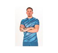 Mizuno camiseta manga corta DryAeroFlow Graphic vêtement running homme déstockage XL Bleu