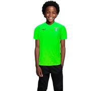 Mizuno - Camiseta oficial Lazio Primera Equipación Portero 2024-2025 Niño, Unisex, Green Fluor, 140 cm