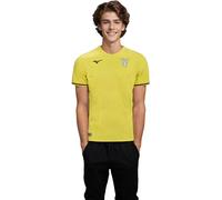 Mizuno - Camiseta oficial Lazio Segunda Equipación 2024-2025, Unisex, Tuscan Yellow, L