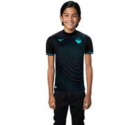 Mizuno - Camiseta oficial Lazio Tercera Equipación 2024-2025 Niño, Unisex, Black, 140 cm