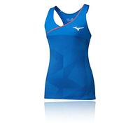 Mizuno Camiseta sin Mangas Estampada para Mujer, Mujer, Color Azul Brillante, tamaño Extra-Large