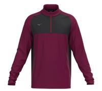 Mizuno Contrast 1/4 Zip Burgundy Hombre Talla XXL