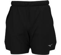 Mizuno Core 7.5 Inches 2in1 Short Negro Hombre Talla XL