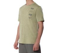 Mizuno Core Run Short Sleeve Tee Elm Hombre Talla L