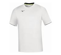 Mizuno Core Short Sleeve tee para Hombre Color White/Navy Talla S