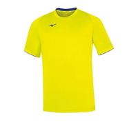Mizuno Core Short Sleeve tee para Hombre Color Yellow Fluo/Royal Talla S