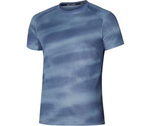 MIZUNO Dryaeroflow Graphic Tee M - Hombre - Azul - talla S- modelo 2025
