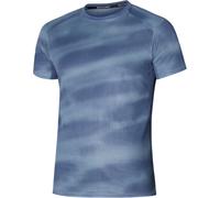 MIZUNO Dryaeroflow Graphic Tee M - Hombre - Azul - talla XL- modelo 2025