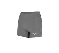 Mizuno Elevated - Pantalones Cortos de Voleibol para Mujer, Color Gris, tamaño Large