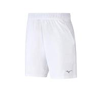 Mizuno Flex Short Pantalón Corto, Hombre, White, M