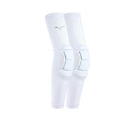 Mizuno Manga de codera High-Impact - Blanco - S-M (Pack de 2) Unisex Adulto