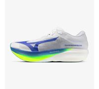 Mizuno HYPERWARP ELITE Zapatillas de correr Blanco/Lightning Amarillo/Hyper Azul Mujer/Hombreo Talla 43