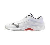 Mizuno Lightning Select Zapatillas de vóleibol para Hombre White/Black/Fiery Red 44.5