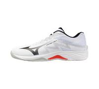 Mizuno LIGHTNING STAR Jr. Zapatillas de volleyball Blanco/Negro/Fiery Rojo Júnior Talla 35