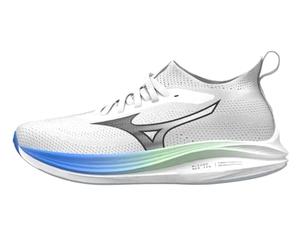 Mizuno Mens Neo Zen Running Shoe, White-Frontier Blue, 9
