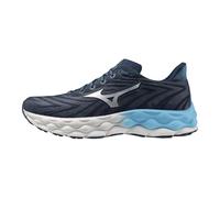 Mizuno Mens Wave Sky 8 Running Shoe, Bl WNG Teal SIL, 11